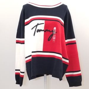 Tommy hilfiger colorblock Sweater Size XXL